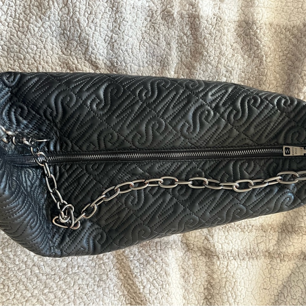 Steve Madden Black Quilted Shoulder Bag - Picture 4 of 10